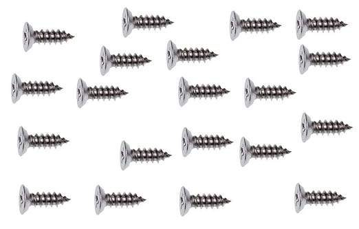 Tornillos Acero Inoxidable A2 Tornillos Con Arandela EPDM SCREW REBEL - Acero Inoxidable A2, 4.5x20 Mm, 25 Unidades Tornillos A2 Arandela EPDM