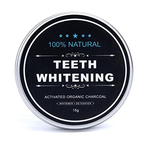 LtrottedJ Teeth Whitening Powder ,Natural Organic Activated Charcoal Bamboo Toothpaste