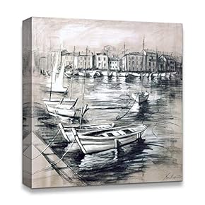 Antique Sail and Historical Theme Painting Artwork for Home Framed