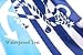 Waterproof Beach Bag Extra Large Summer Tote/Top Magnet Clasp Bag With Soft Rope Handles (Blue)