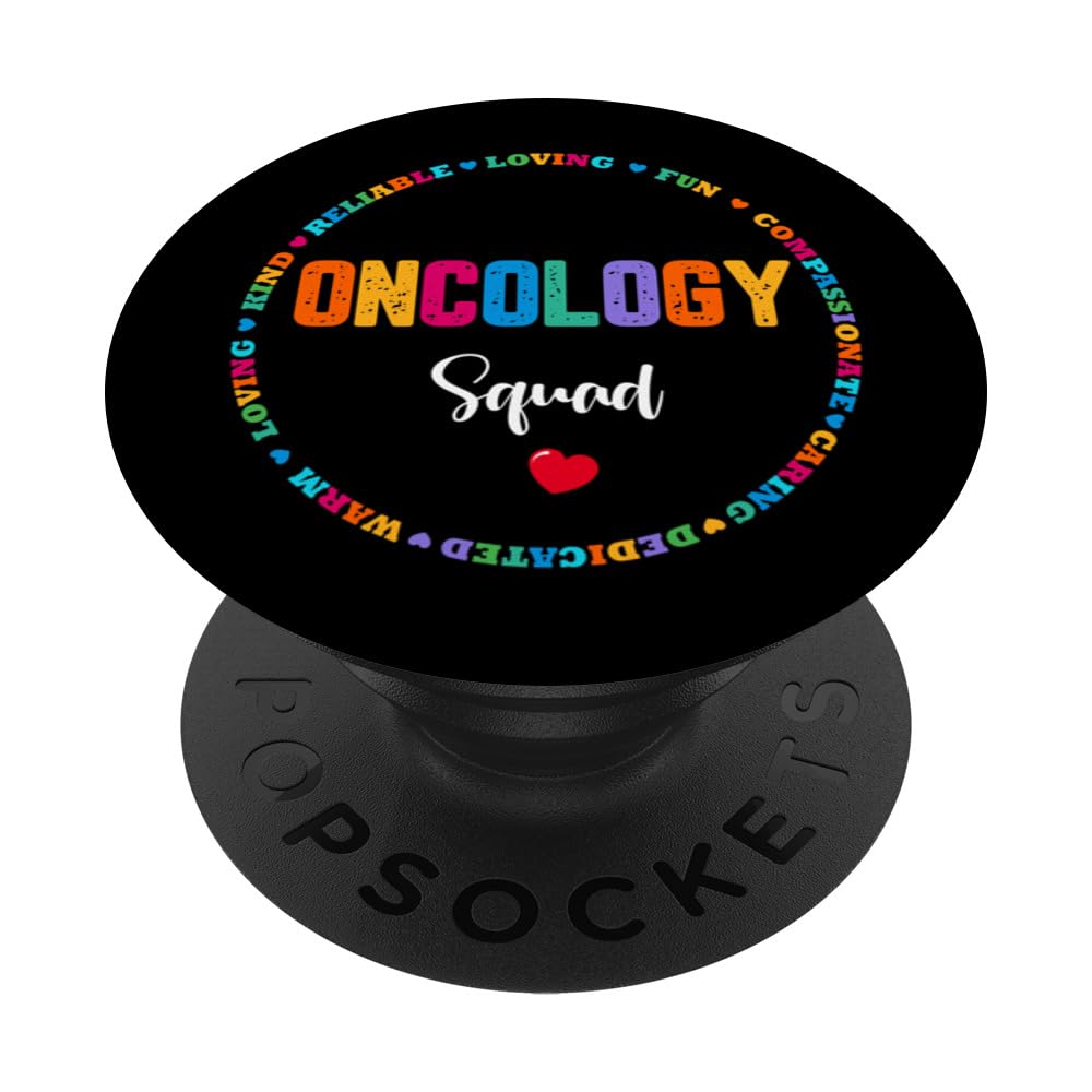 Oncology Squad Women Oncology Nurse Registered Nurse RN PopSockets Swappable PopGrip
