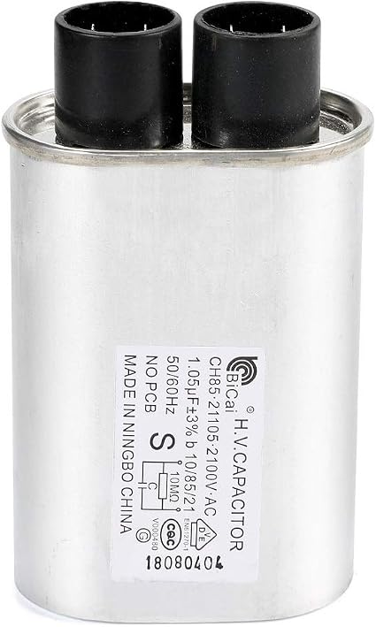 Mikrowellen-Kondensator 0,91 µF / 2100 V – Ersatzteil Für Amana, Electrolux, GE, Kenmore, Whirlpool
