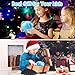 KNGUVTH Kids Alarm Clock, Updated Version Sleep Training Kids Clock with 7 Changing Colors Teach Girls Boys Time to Wake up, 6 Alarm Rings, NAP Timer, Rechargeable Battery USB Charging Clock (Blue)