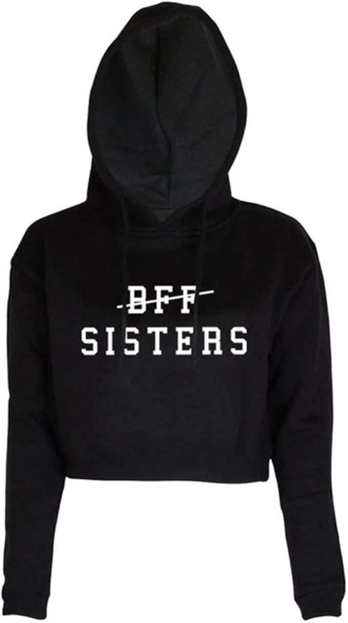 sisters cropped hoodie