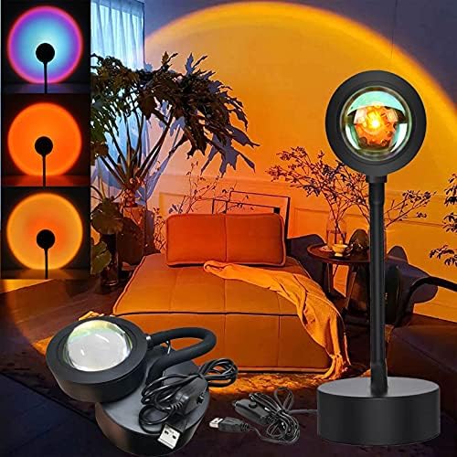 LAUHENIU Sunset Lamp, Sunset Projection Lamp, Sunset Light 360