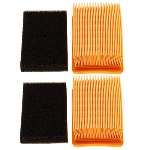 HIPA (Pack of 2) Air Filter / Pre Cleaner for STIHL BR350 BR430 BR450 SR430 SR450 Blower