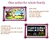 B.B.PAW Kids Tablet, 7 inch 1G+8G Android Tablet with Additional 120+ English Preloaded Learning&Training Apps for Kids-Candy Pink