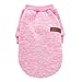 Jecikelon Dog Clothes Dogs Sweater Soft Puppies Clothing Winter Puppy Sweaters Warm Outfit for Dogs Small XXS XS Cat Apparel (Pink, XXS)