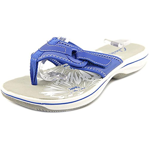 Clarks Breeze Mila Women Us Blue Flip Flop Sandal Desertcart