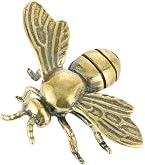 Figurines D'abeilles En Laiton - Lot De 3, Miniatures 4x3 Cm, Décoration Bureau Ou Artisanat - 3