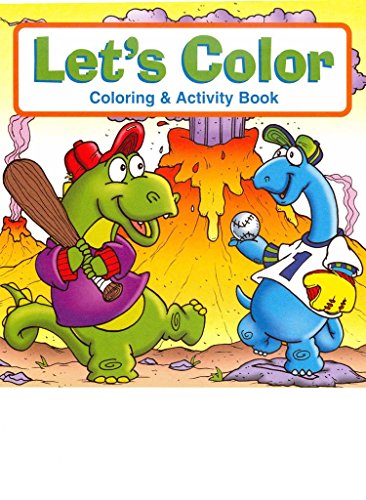 Let's Color Kid's Coloring & Activity Book in Bulk (25-pack)