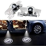 Center 2 Pcs Car Projection LED Projector Door Shadow Light Welcome Light Laser Emblem Logo Lamps Kit for Nissan Altima Armada Maxima