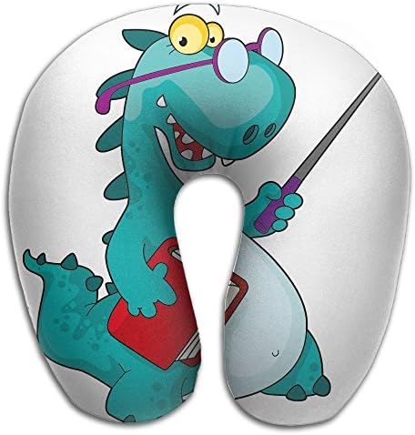 Multifunctional Neck Pillow Dinosaur U-Shaped Soft Pillows Convertible Portable For Reading,Sleeping On Airplanes,Train,Car,and Travel