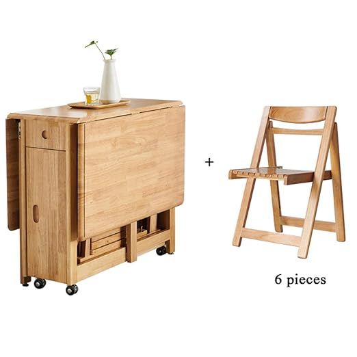 Mesa De Cocina Plegable Con Sillas