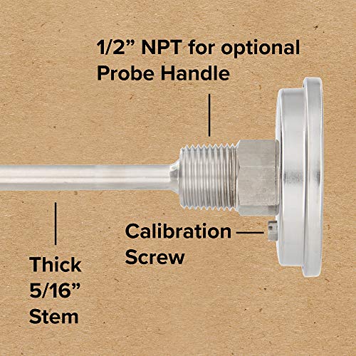 REOTEMP Backyard Pro Compost Thermometer, with PDF Composting Guide (0-200 Fahrenheit) (36 Inch Stem) - Thumbnail 4