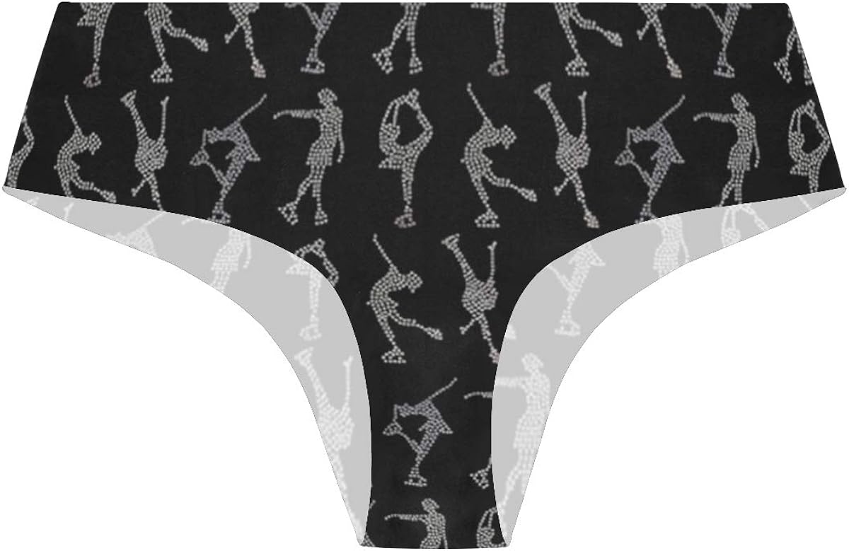 Women's Invisible Seamless Panty NonTrace Underwear I Love Figure