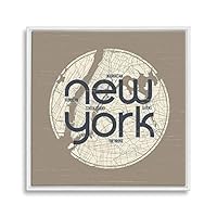 Framed Canvas Wall Art London and NYC Canvas Prints Home Artwork Decoration for Living Room,Bedroom - 16x16 inches
