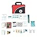 REEBOW TACTICAL GEAR 115 Piece First Aid Kit Medical Supply Survival Gear Bag for Car Home Office Outdoor Camping Hiking Travel Sports Earthquake Emergency Kits