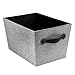 Creative Scents Fabric Decorative Storage Basket (Gray Birch)