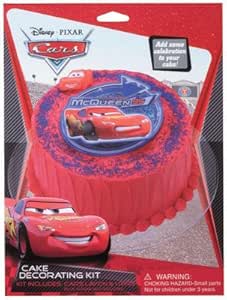 Amazon.com: Cars ~ Lightning McQueen ~ Cake Decorating Kit ~ LOOK