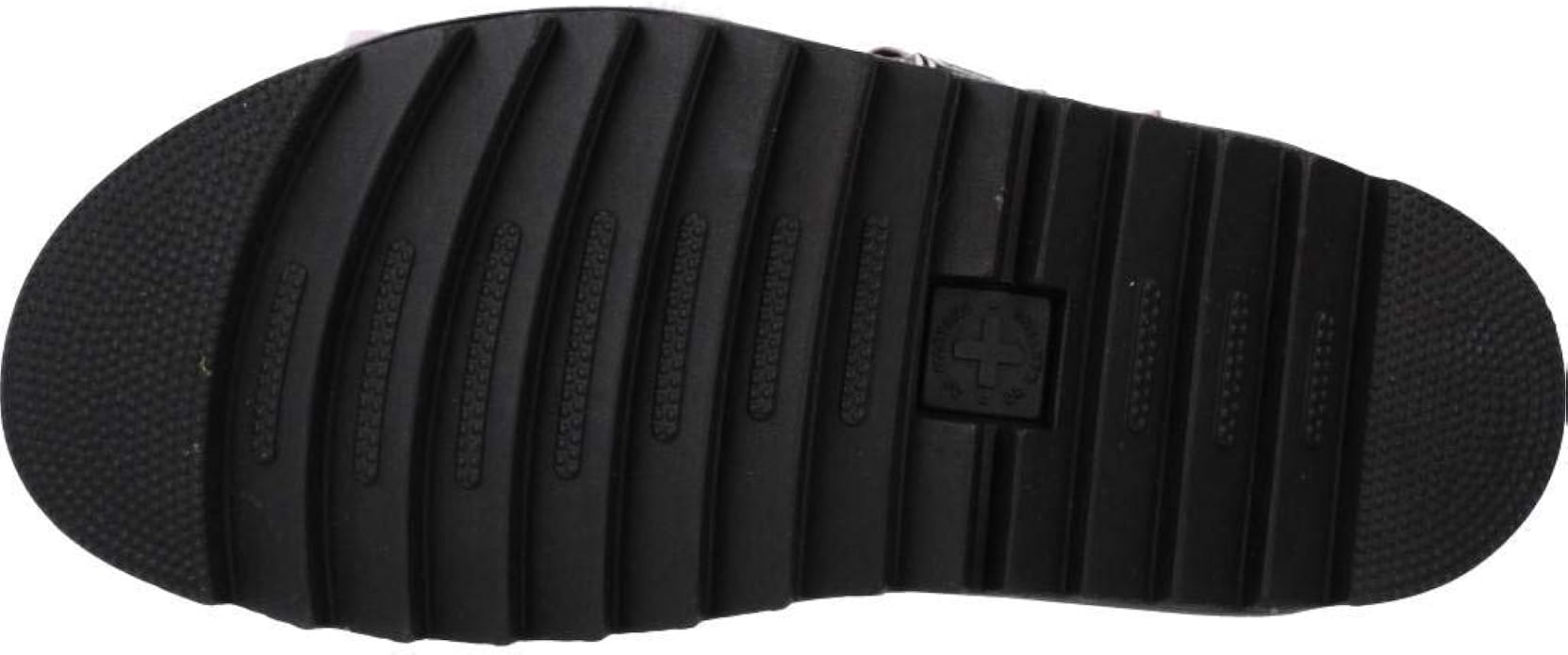 dr martens pink fluffy sandals