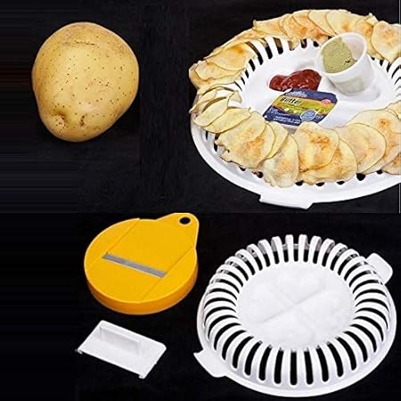 Pelador Horno de microondas de grasa de las patatas fritas de ...