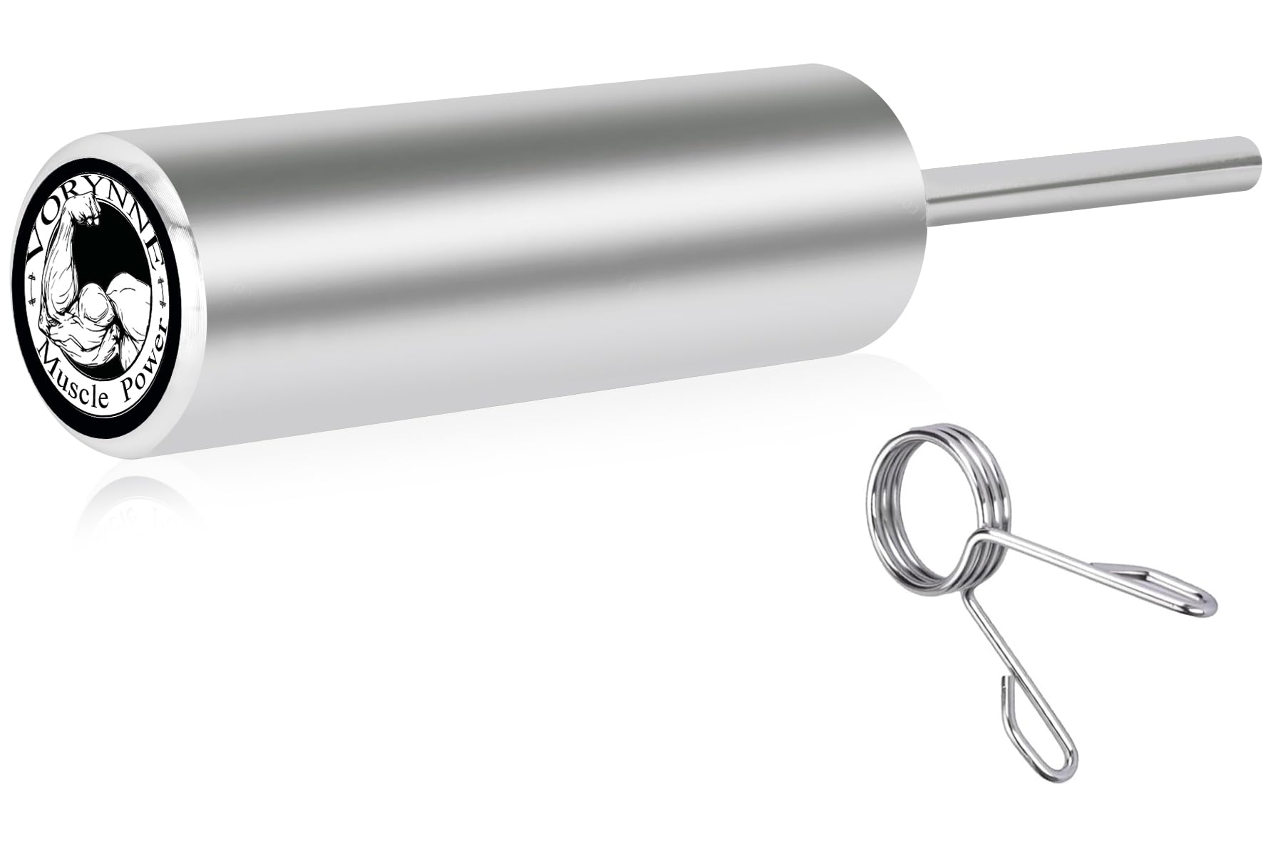 Photo 1 of Vorynne Weight Stack Pin Extender for Gym Cable Machine & Home Gym, Ø 10 mm, Allowing Additional Olympic Weight Plates, Made of Durable Steel for Secure and Long-Lasting Use