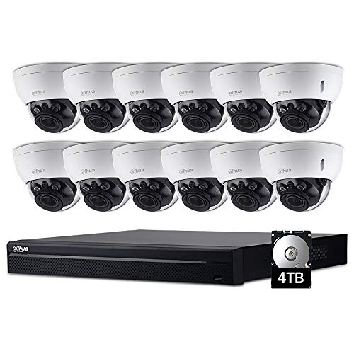 Dahua 16CH 4MP PoE Home Security Cameras System,4MP Outdoor Varifocal