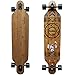 RIMABLE 100% Bamboo Deck Drop Through Longboard, Dream Catcher, 41inch