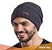 Brook + Bay Slouchy Beanie - Women's Winter Hats, Beanie Slouch Hats for Cold Weather, Oversized Beanie Knitted Hats for Women & Men Dark Gray