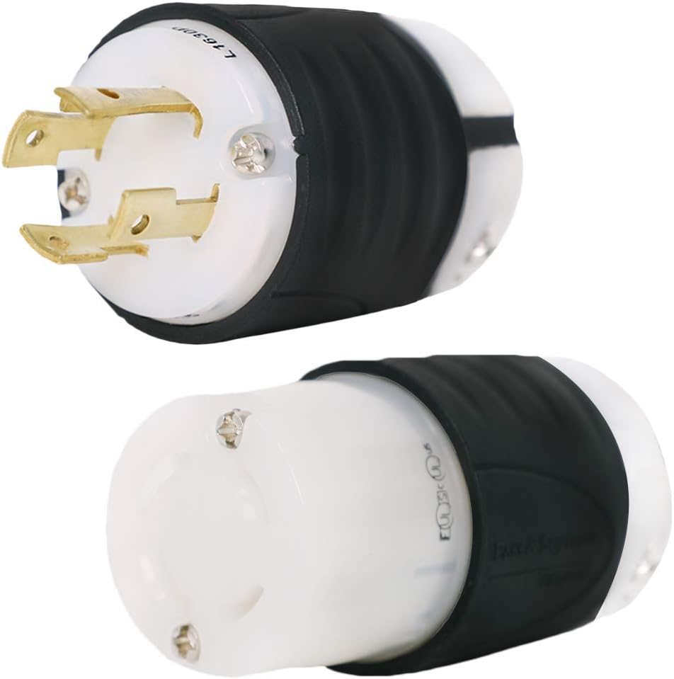 L16-30 Plug and Connector Set Rated for 30A, 480V, 3-Phase - Iron Box Part # IBX-L1630PR (1)