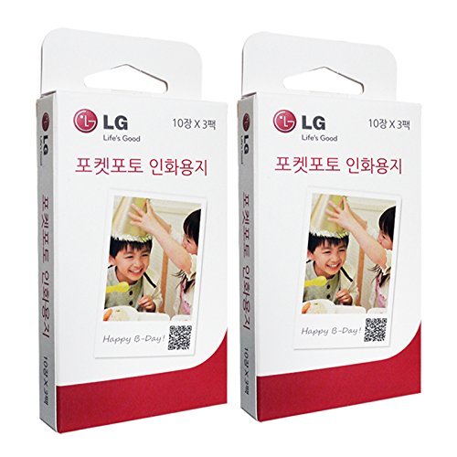 LG Pocket Photo Paper Zink 60 Sheet - PD231 PD239 PD241 PD251 Popo Printer