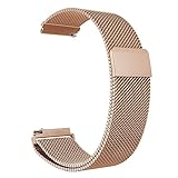 Kartice Compatible with Fossil Gen 4 Q Venture HR Band,18mm Milanese Metal Stainless Steel Mesh Replacement Strap for Fossil Gen 4 Q Venture HR/Gen 3 Q Venture Smartwatch.