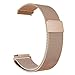 Kartice Compatible with Fossil Gen 4 Q Venture HR Band,18mm Milanese Metal Stainless Steel Mesh Replacement Strap for Fossil Gen 4 Q Venture HR/Gen 3 Q Venture Smartwatch.