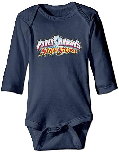 Newborn Boy Girls Infant Power Rangers Logo Jumpsuit Bodysuit Clothes