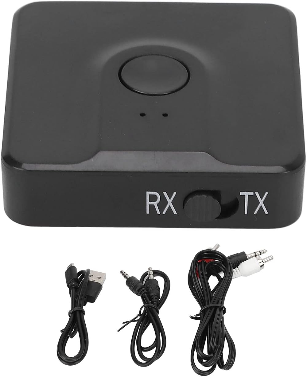 ciciglow Bluetooth 5.0 Transmitter Receiver 2-in-1 V5.0 Adapter for TV Car PC