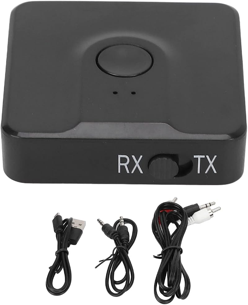 ciciglow Bluetooth 5.0 Transmitter Receiver 2-in-1 V5.0 Adapter for TV Car PC