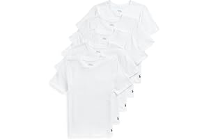 POLO RALPH LAUREN Boys' Multi-Pack Short Sleeve Undershirt