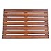 Teak Bath Floor Shower Mat - Solid OR Foldable - Indoor/Outdoor Anti-Slip - Hand Made Eco Friendly Premium Teak Wood - Luxury Shower Spa Mat by Maxtir (Natural Teak Solid Mat, 21