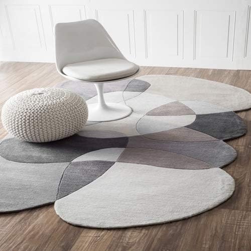 ZHIRUI CarpetIrregular living room coffee table bedroom acrylic pure handmade custom carpets carpets for living room rug rugs for bedroom 1400mm x 2000mm 2