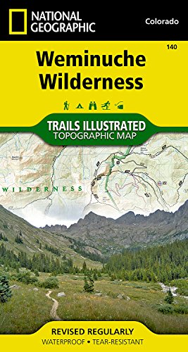 Weminuche Wilderness (National Geographic Trails Illustrated Map)