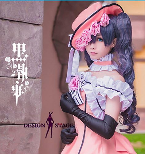 Amazon 黒執事 シエル 女装 風 スーツ 豪華セット ドレス コスプレ衣装 コスチューム 仮装 変装 アニメ ハロウィン Ks002 コスプレ 仮装 通販