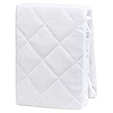 Organic Bamboo Crib Mattress Cover - Waterproof and Fitted Crib Protector Pad, For Baby Cribs, Breathable, High Absorbant, & Protects from Stains