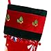 Valery Madelyn 21 Inch Joyful Santa, Snowman, Deer and Lollipops Multicolor Velvet Christmas Stocking for Kids, with Pom Pom Fringe Cuff,Themed with Tree Skirt(Not Included)