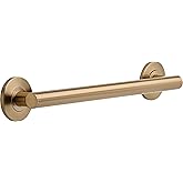 Delta Contemporary (1-Pack) 18" Shower Grab Bar Seniors ADA Compliant Champagne Bronze 450 lb Capacity Bathroom Safety Handle