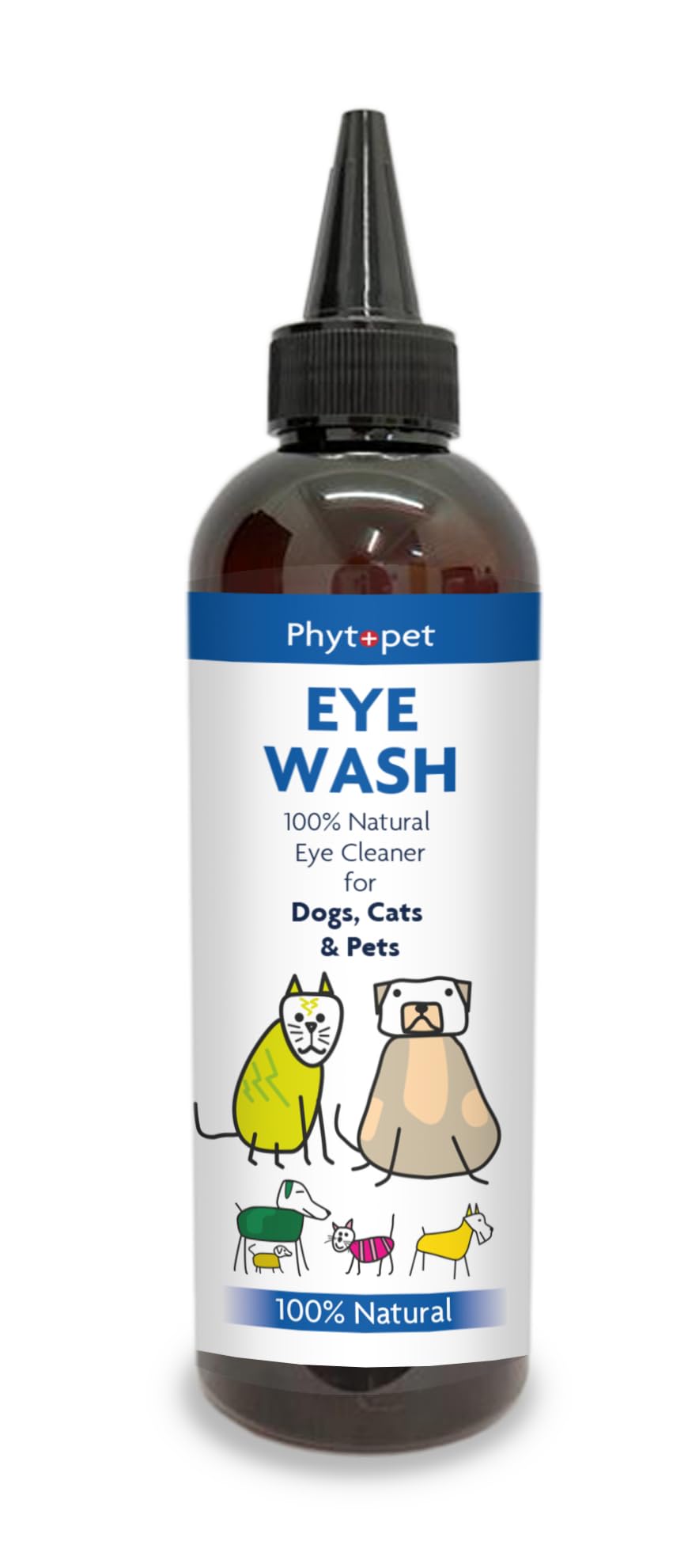 Phytopet Eye Wash | 250ml | All-Natural, Soothing & Safe | Gentle Eye Care for Pets | Ready-to-Use Formula