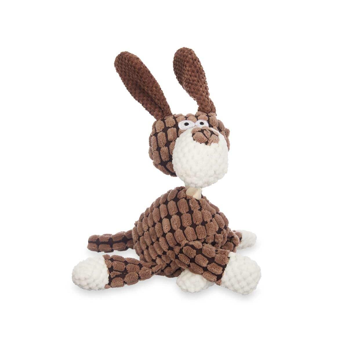 Mascow Toy for Dogs Brown Dog 26 x 8 x 21 cm Plush Toy with Sound