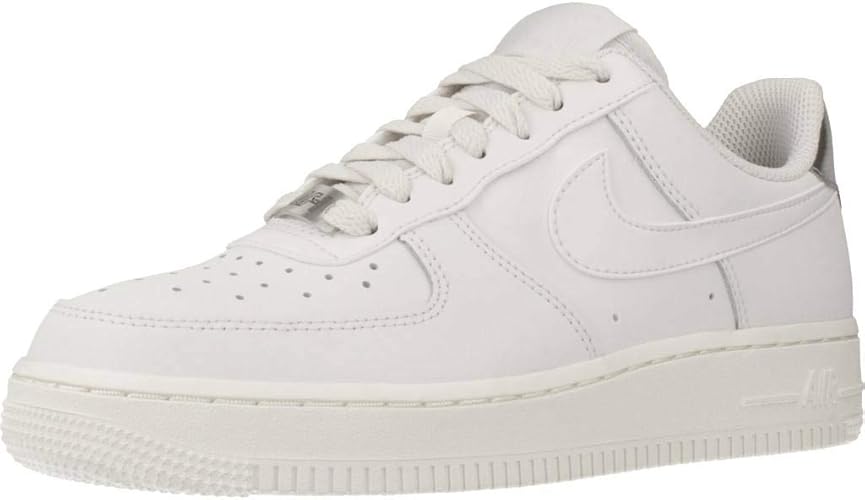 nike air force 1 07 trainers white platinum tint game royal red