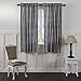 VHC Brands Annie Buffalo Check Cotton Farmhouse Curtains Rod Pocket Tie Back(s) Panel Pair, 63x36, Black