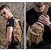 Dunnta Tactical Sling bag, Military Sport Bag EDC Molle Pack Daypack for Camping, Hiking, Trekking, Rover Sling (Khaki)